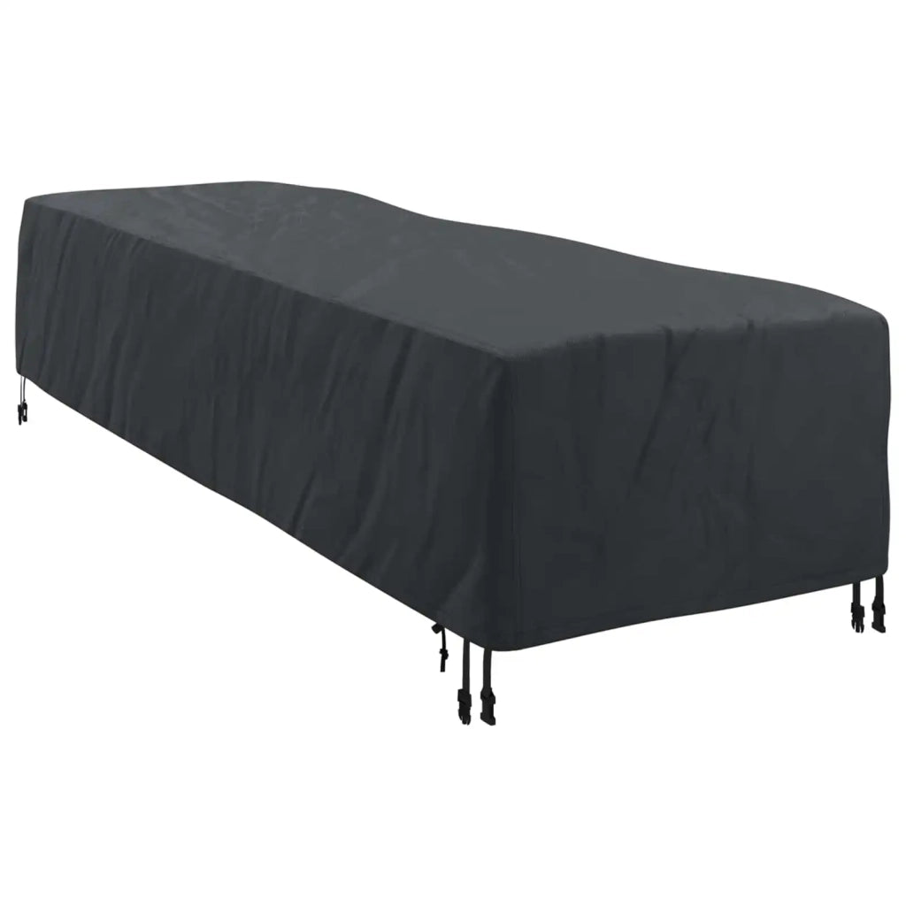 Copertura per Lettini Tinta unita Nero 74 x 210 x 40 cm Tessuto 4105903