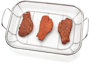 Cesta per la griglia per più verdure - Griglia multifunzionale per barbecue con manico per cucina all'aperto BBQ