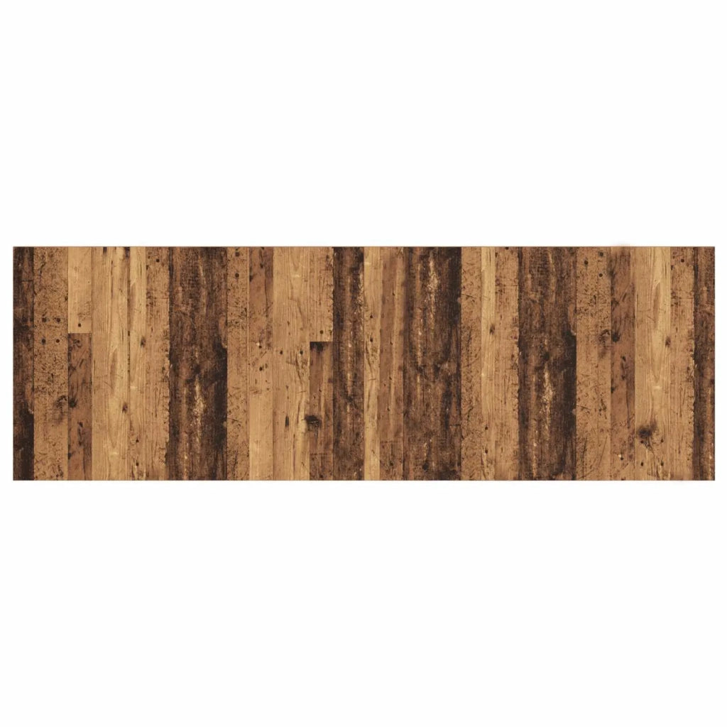 Testiera | Testata con Comodino 3 pcs Legno vecchio Legno multistrato