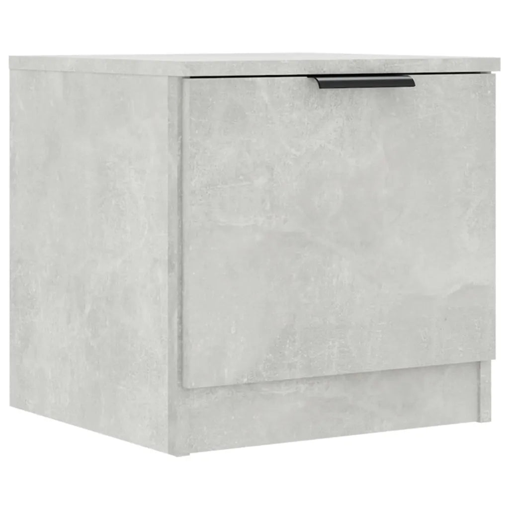 Comodini 2 pz Grigio Cemento 40x39x40 cm cod mxl 30458