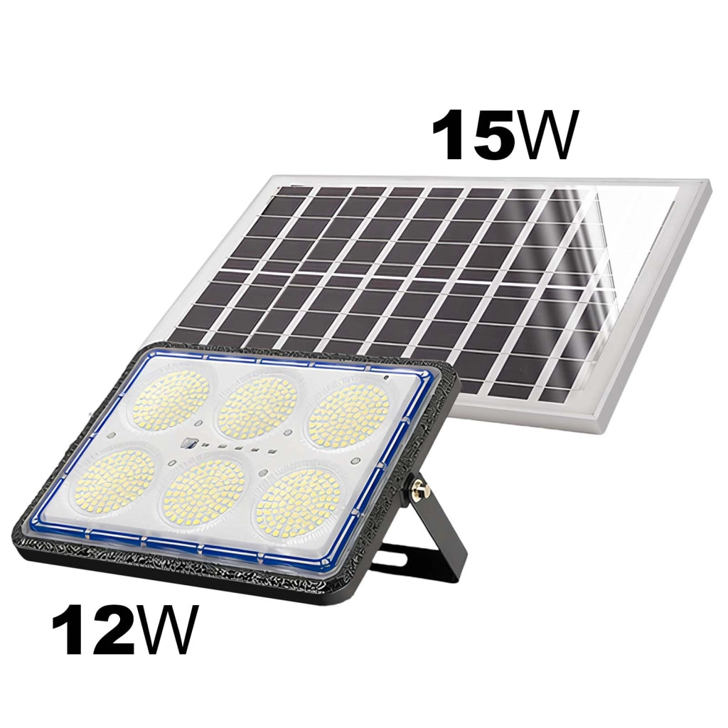 Proiettore Solare LED Esterno 9000K con Rilevamento Automatico Grigio Avizar
