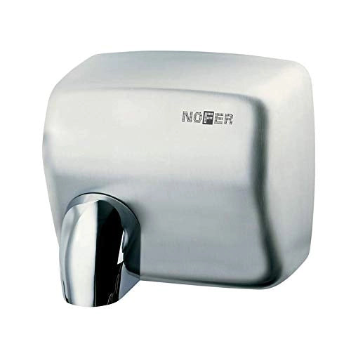 Asciugamano elettrico con sensore fotocellula inox satinato cyclon nofer 01101.s