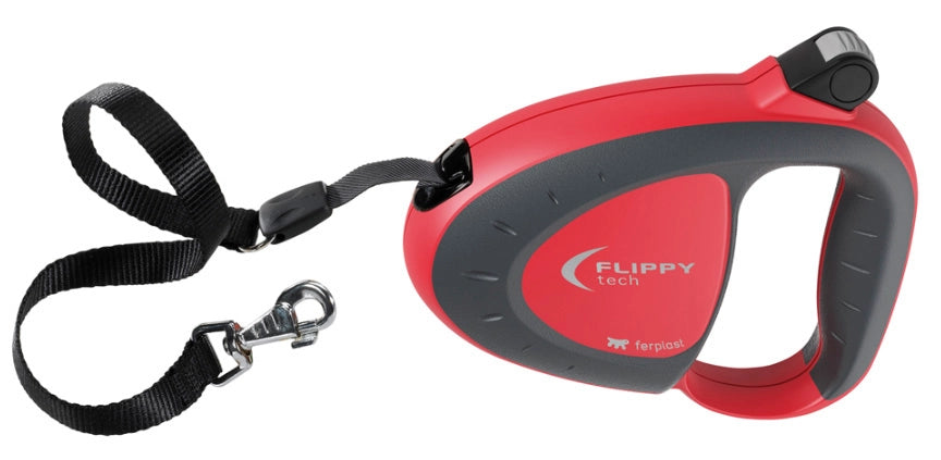 GUINZAGLIO PER CANI FLIPPY ONE TAPE LARGE ROSSO- FERPLAST- 1,0 pz