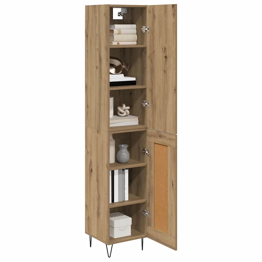 Credenza Rovere artigianale 34,5 x 34 x 90 cm Legno multistrato 3402727