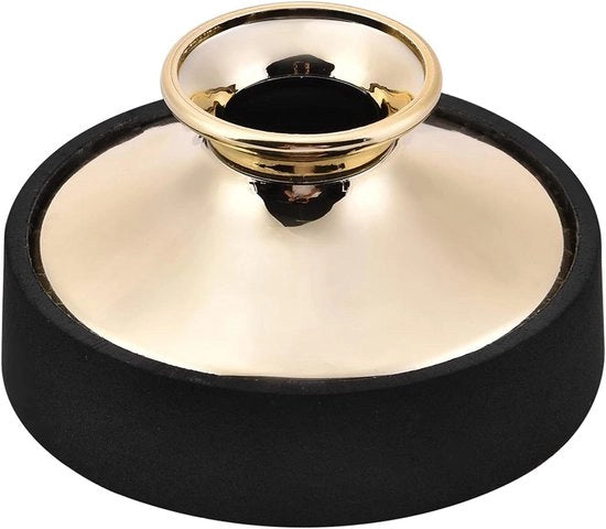 Saxofono Alto Silenziatore Effetto Luce Effettivo Pratico ABS per Amanti del Saxofono (Oro) con Doppia Riduzione del Rumore - Accessorio Musicale per Giocatori di Saxofono
