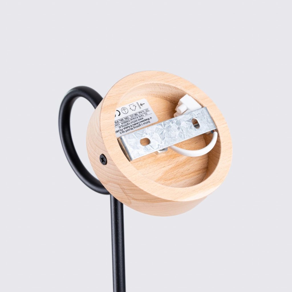 Lampada da parete EMBER schwarz