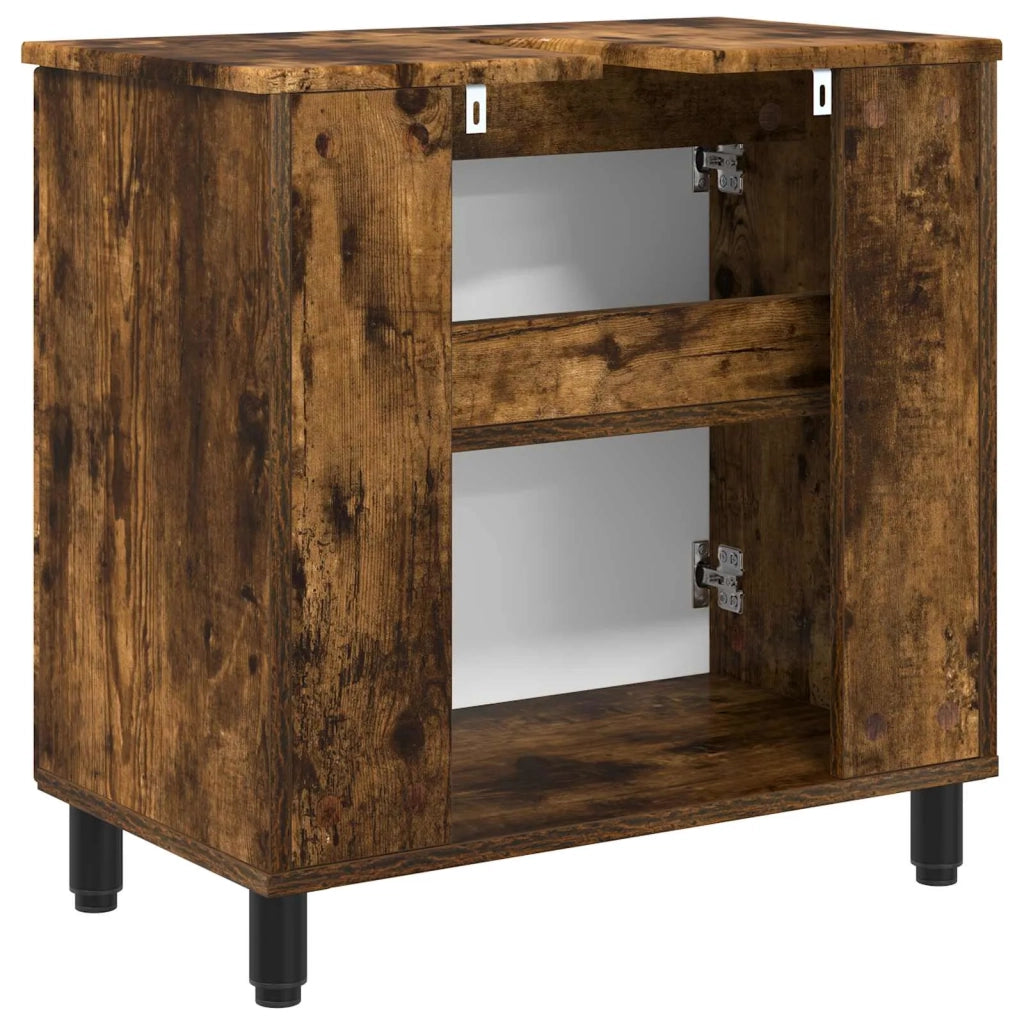 Mobiletto da bagno Rovere Fumo 60 x 35 x 60 cm