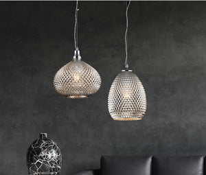 Lampada pendente Pendant in Metallo Moreno Cromo