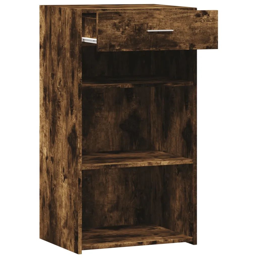 vidaXL Credenza Rovere Fumo 50x42,5x93 cm in Legno Multistrato