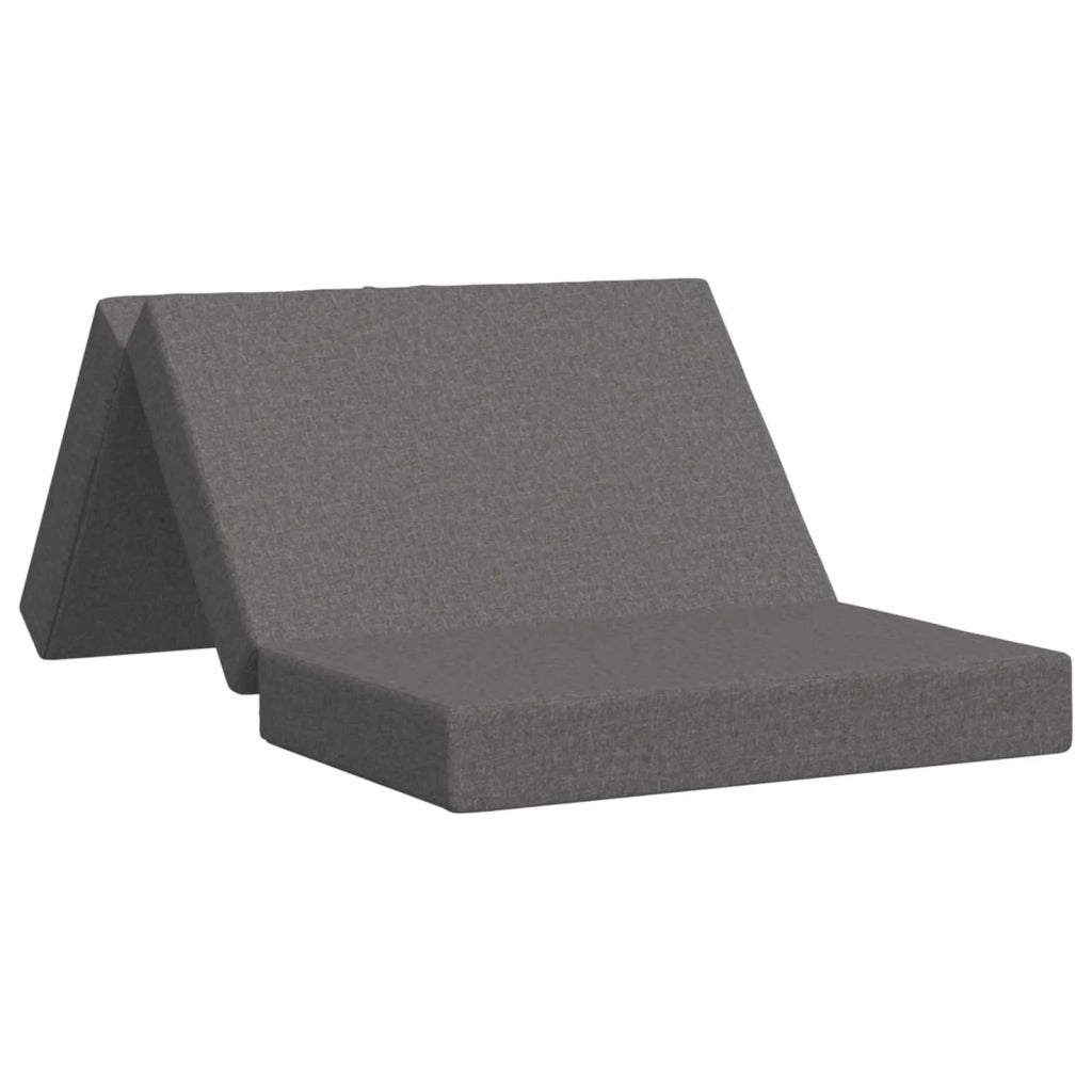 Divano Letto Pieghevole 100 x 67 x 45 cm Grigio Chiaro 900196
