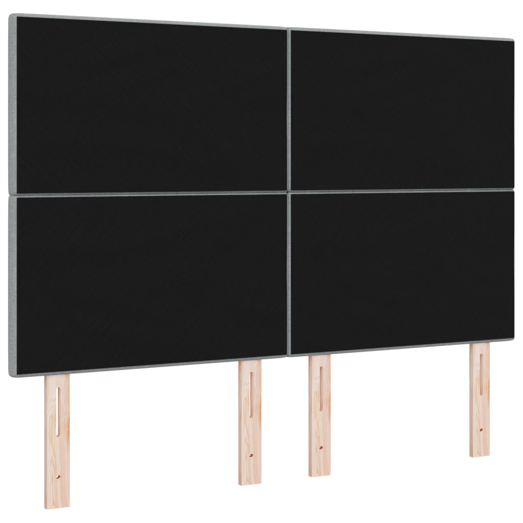 Luce da Testata LED Grigio 80 cm Tessuto