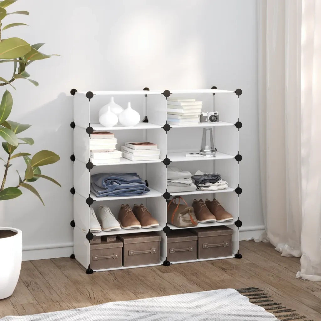 Scarpiera | Mobile per scarpe Trasparente 84x32x88,5 cm in PP