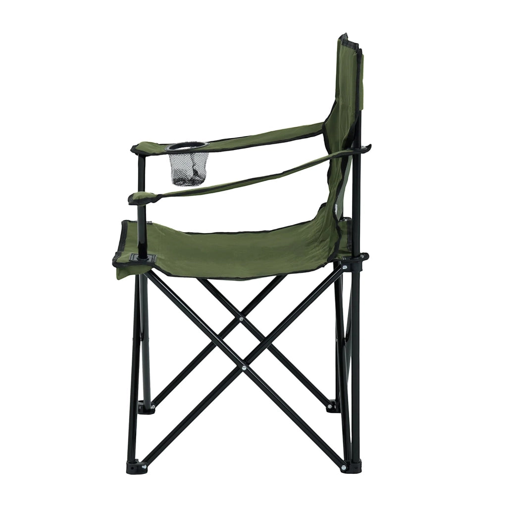 Sedia da campeggio pieghevole ANTER in verde