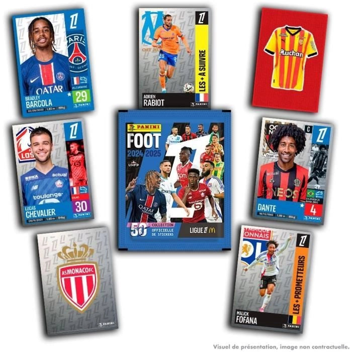 Box - PANINI - Calcio Ligue 1 2024-2025 - McDonald's - 50 bustine - 350 figurine