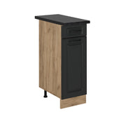 Vicco Mobiletto base per cucina Antracite casa di campagna 30 cm , PL Antracite