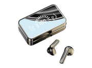 Auricolari Bluetooth con Controllo Touch Cuffie da Viaggio con Custodia Ricarica a Specchio Display Digitale