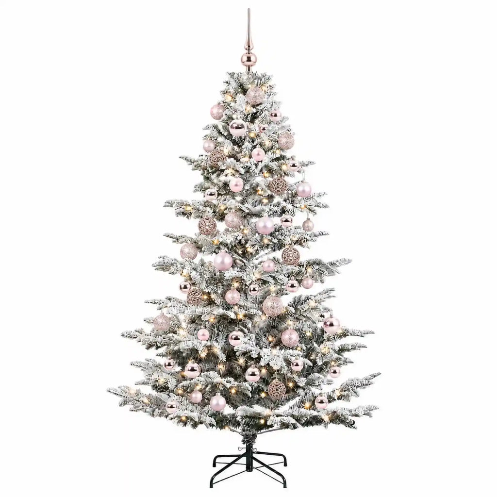 Albero di Natale artificiale con palline 240 cm 300 LED 3466665