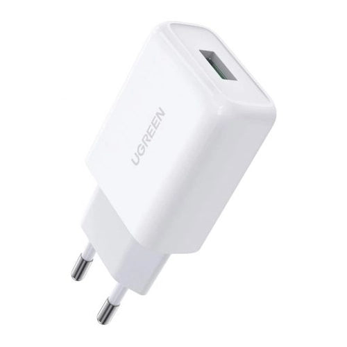 Ugreen 10133 Caricabatterie per dispositivi mobili Smartphone Bianco USB Ricarica rapida Interno