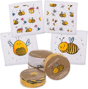 Set di Asciugamani per Bagno da 4 pezzi - Asciugamani Magici per la Pelle - Asciugamani per Ospiti - Asciugamani in Cotone Leggeri - 30 x 30 cm - Idoneo per la Pelle - Asciugamani per Bagno