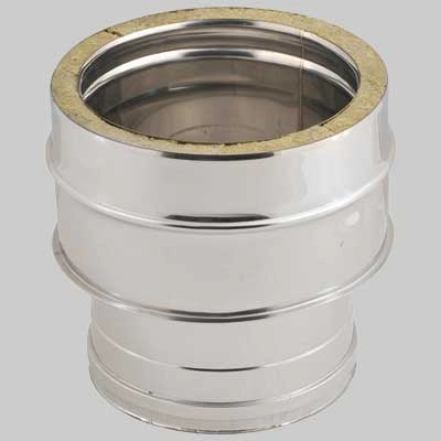 RACCORDO CALDAIA DOPPIA PARETE  80 130 80     MADE IN ITALY