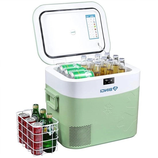 Frigorifero Portatile 22 Litri - Congelatore Portatile per Auto Mini Fridge per Camping - Compressore 12V 24V 220V per Camper Barca