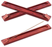 Supporto per candelabro in legno - 3 pezzi - Regolabile - Classico - Antico - Dimensioni 23,8 x 3 cm - Bruciatore di incenso