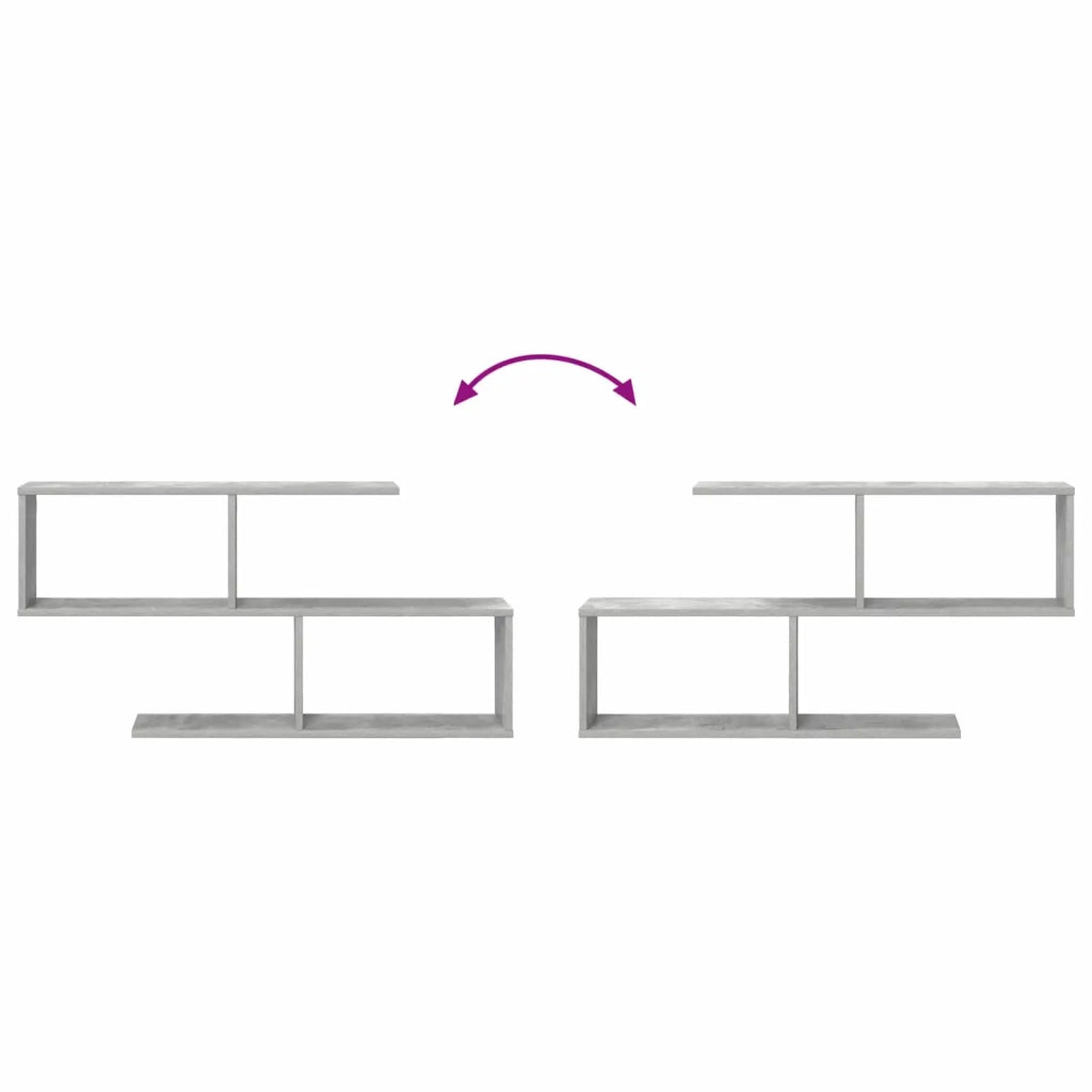 Scaffale da parete Grigio Cemento 100 x 12 x 50,5 cm 8012271