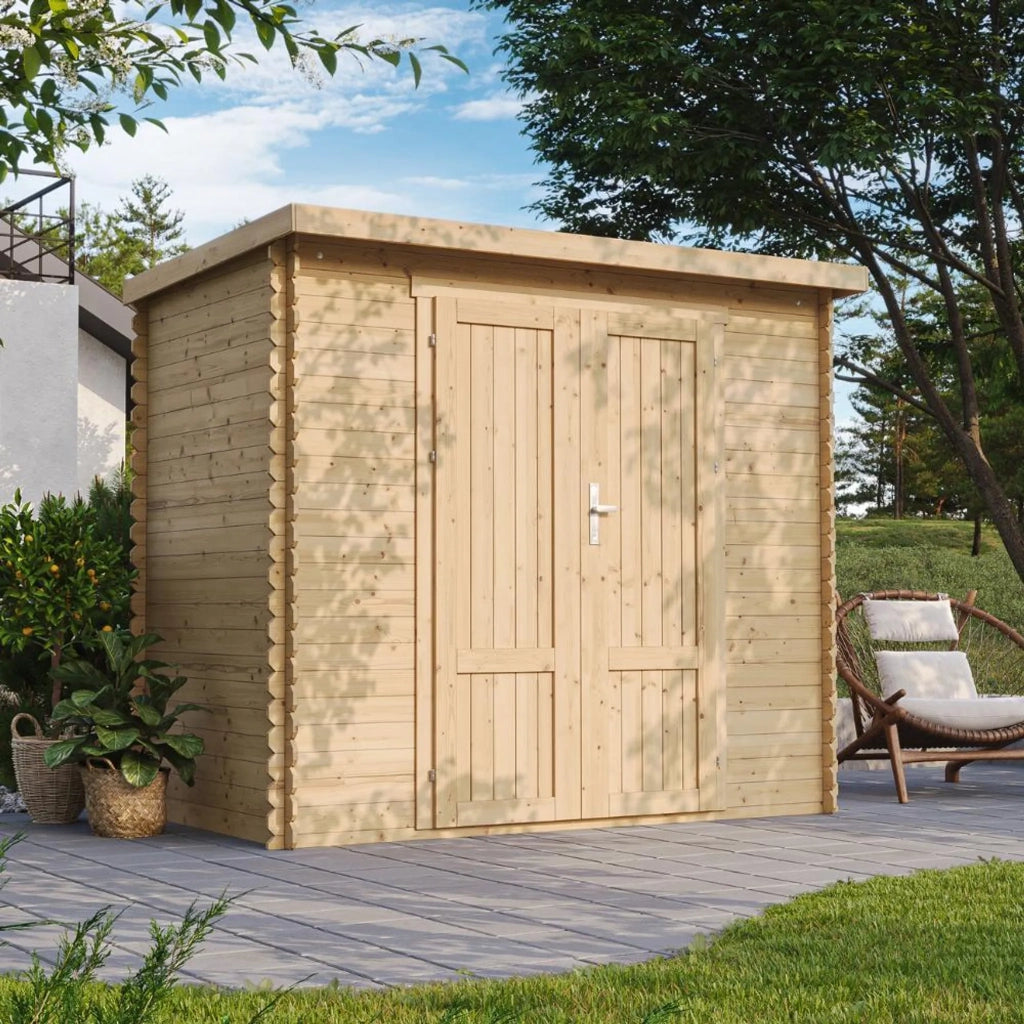 Casetta da giardino in legno 2,63 m² TIMBELA M310F1+M310G