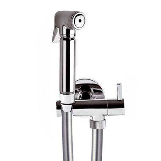 SET CON IDROSCOPINO + FLESSIBILE + SUPPORTO OTTONE LUX- Cromo- DH- pezzi 1