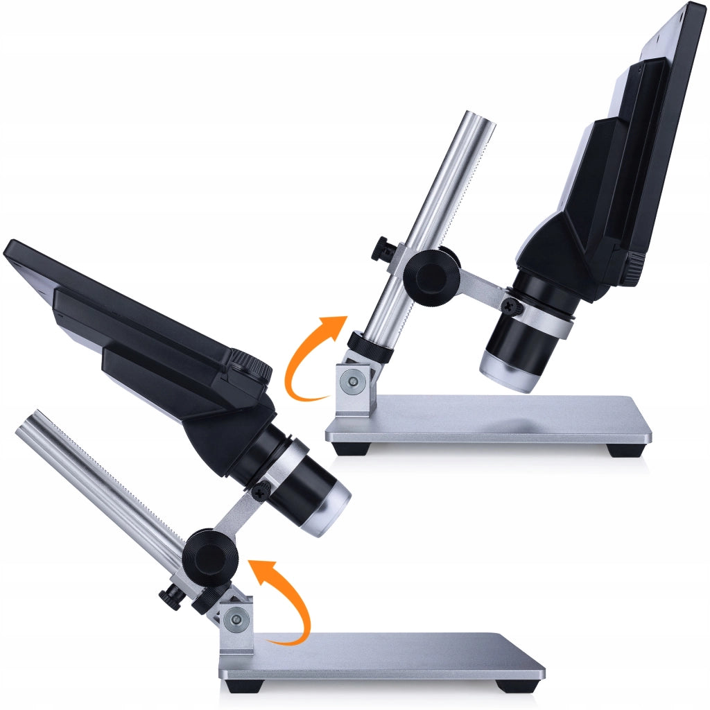 NanoZoom AX1200 MasterKit Pro – Set Professionale per Elettronica e SMD | Microscopio LCD 7" 12MP | Saldatore 80W 12in1