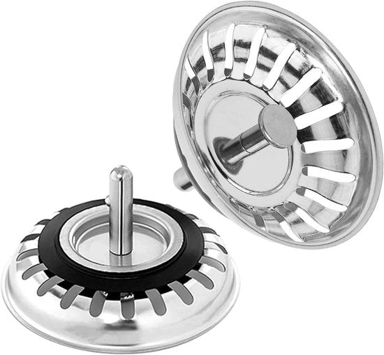 Set di Raccogliere e Stopper per Ghiaccio della Cucina - Acciaio Inossidabile - Ø78 mm - Regolazione Eccentrica