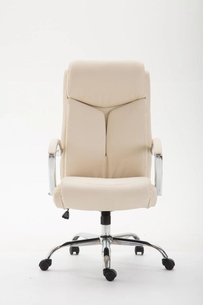 Sedia ufficio VAUD XL in similpelle crema