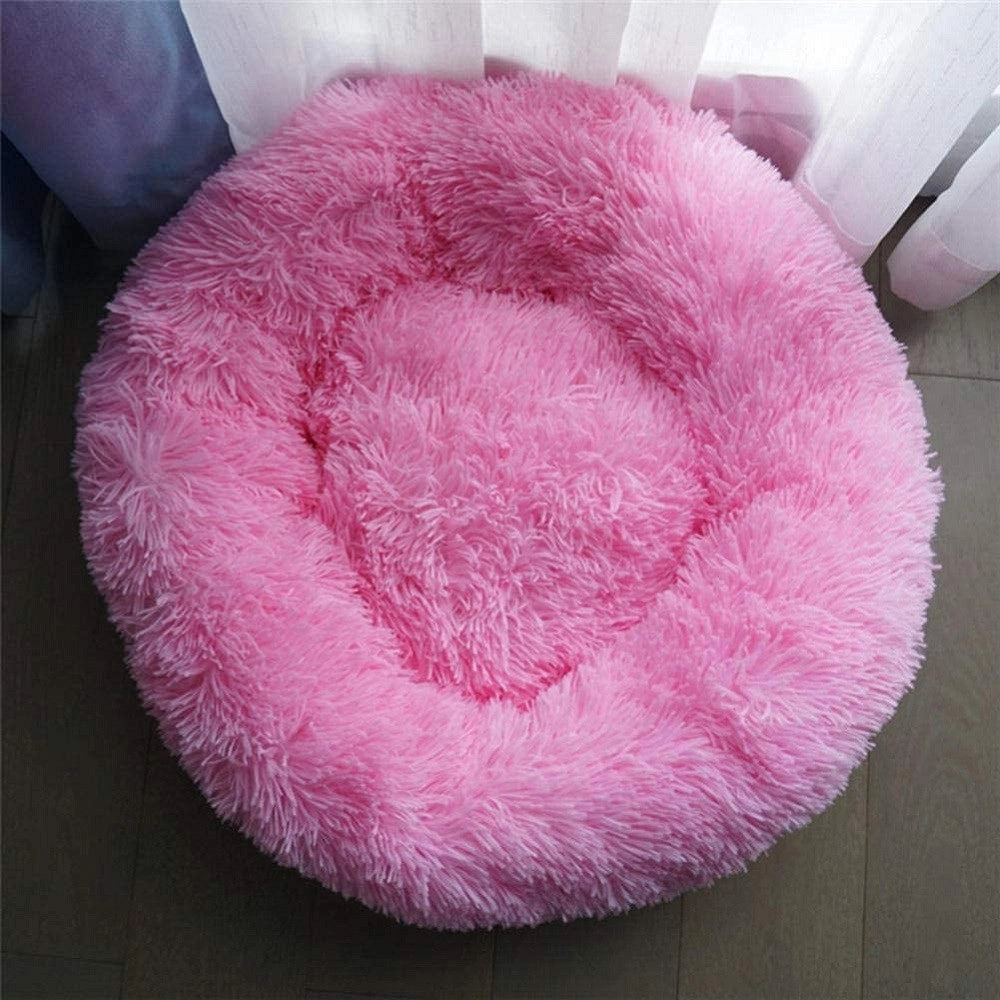 Trade Shop - Cuccia In Velluto Peluche Lavabile Super Morbida Per Cani Gatti Animali Da 60 Cm -
