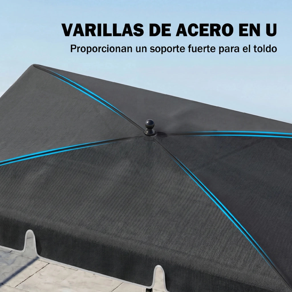 Tendaletto da Giardino ¨C Zephmum ¨C Grigio 200x130x250 cm