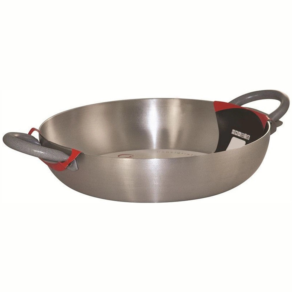Trade Shop - Tegame In Alluminio Pentola Con Doppio Manico Soft Touch Ergonomici Da ø22 A 40cm Cucina -