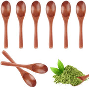 Set di 10 cucchiai in legno piccoli 14,5 cm cucchiaio in legno cucchiaio in legno per miele cucchiaio per tè cucchiaio per zucchero per caldo cioccolato caldo miele caffè tè accessori da cucina (marrone)