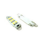 Lampadina Siluro Led 12V T11 Particolare Con Gancio 38mm 6 smd 3528