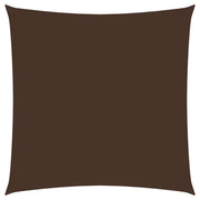 Vela ombreggiante/ombrellone quadrato 6 x 6 m in tessuto Oxford marrone 02_0009529