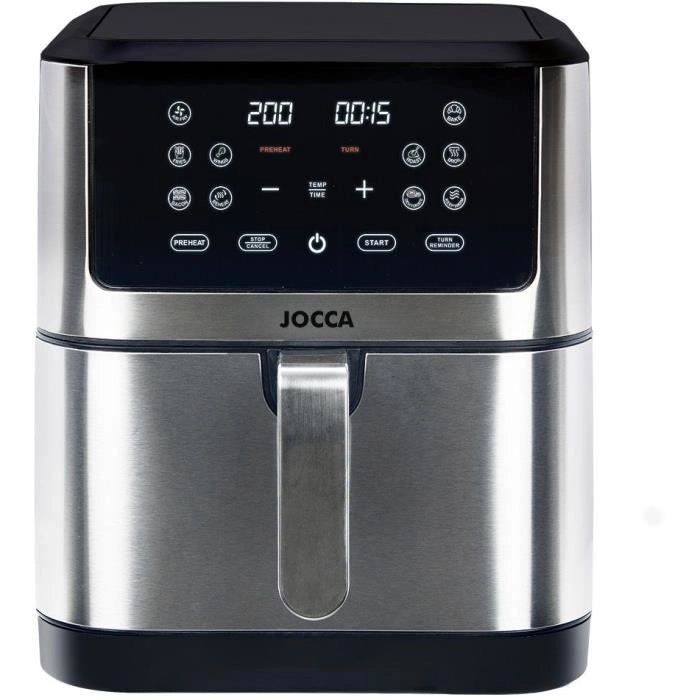 Friggitrice senza olio - JOCCA - 2193 - 8L - 1800 W - 30,3 x 38,3 x 35,1 cm - Acciaio inox