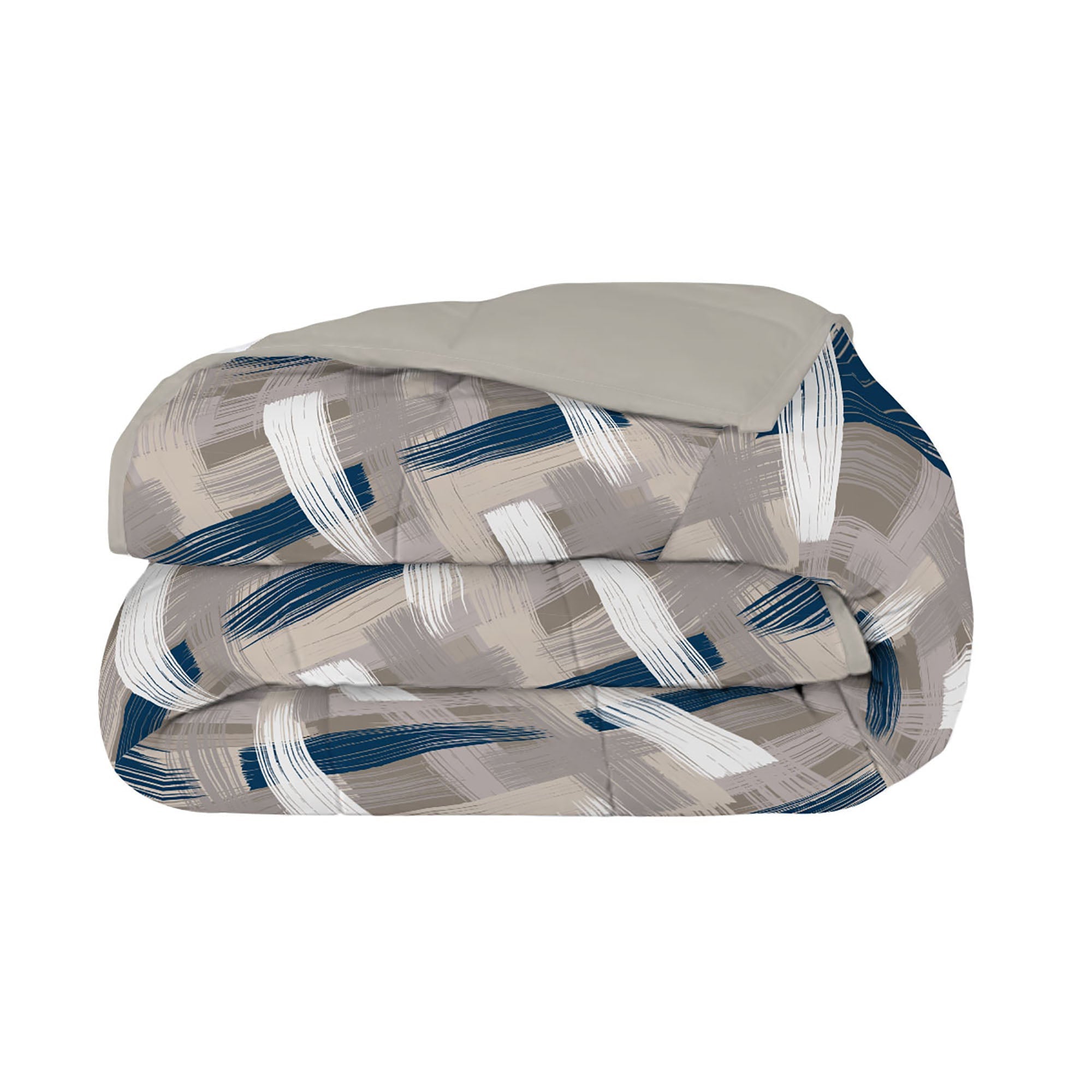 Trapunta Invernale Matrimoniale Stampata in Microfibra 300gr Double Face Pennellate