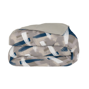 Trapunta Invernale Matrimoniale Stampata in Microfibra 300gr Double Face Pennellate