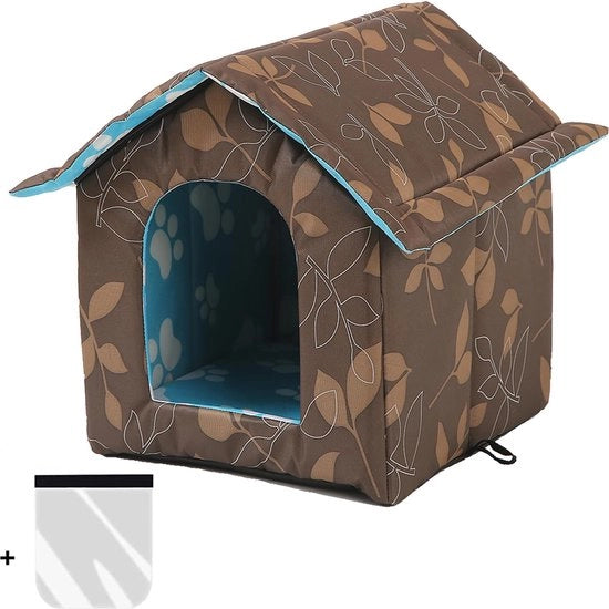 Tenda autoisolante per gatti, cani e conigli - tenda calda e autoisolante per gatti, cani e conigli, dimensione S.