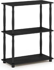 Pannello multifunzionale composto da 3 strati con canna classica, legno, Americano/Nero, 29,46 x 59,94 x 75,18 cm.