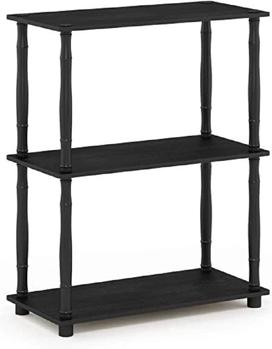 Pannello multifunzionale composto da 3 strati con canna classica, legno, Americano/Nero, 29,46 x 59,94 x 75,18 cm.