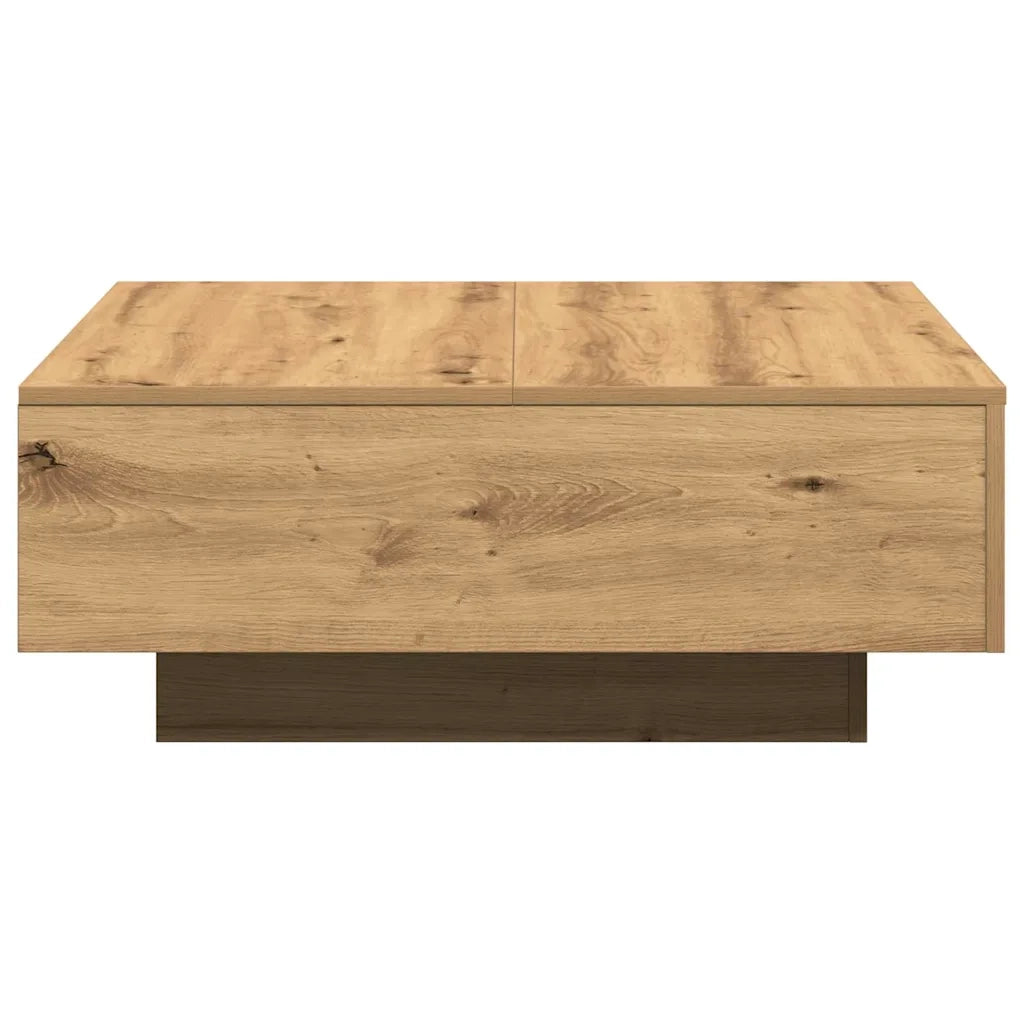 Tavolino da Salotto-Tavolino da soggiorno-Tavolo Rovere artigianale 80 x 80 x 31 cm 762960