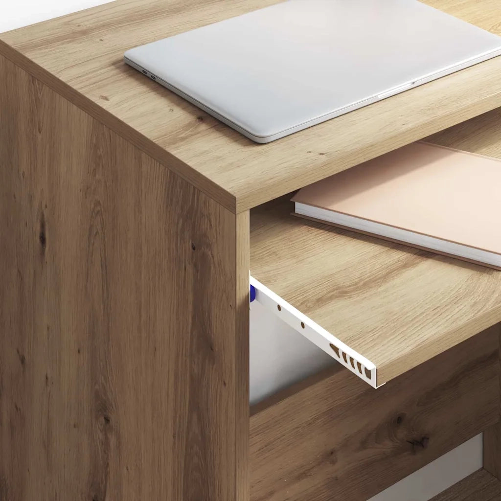 Scrivania | Tavolo da Ufficio con cassetto Rovere artigianale 77.5 x 43 x 79 cm