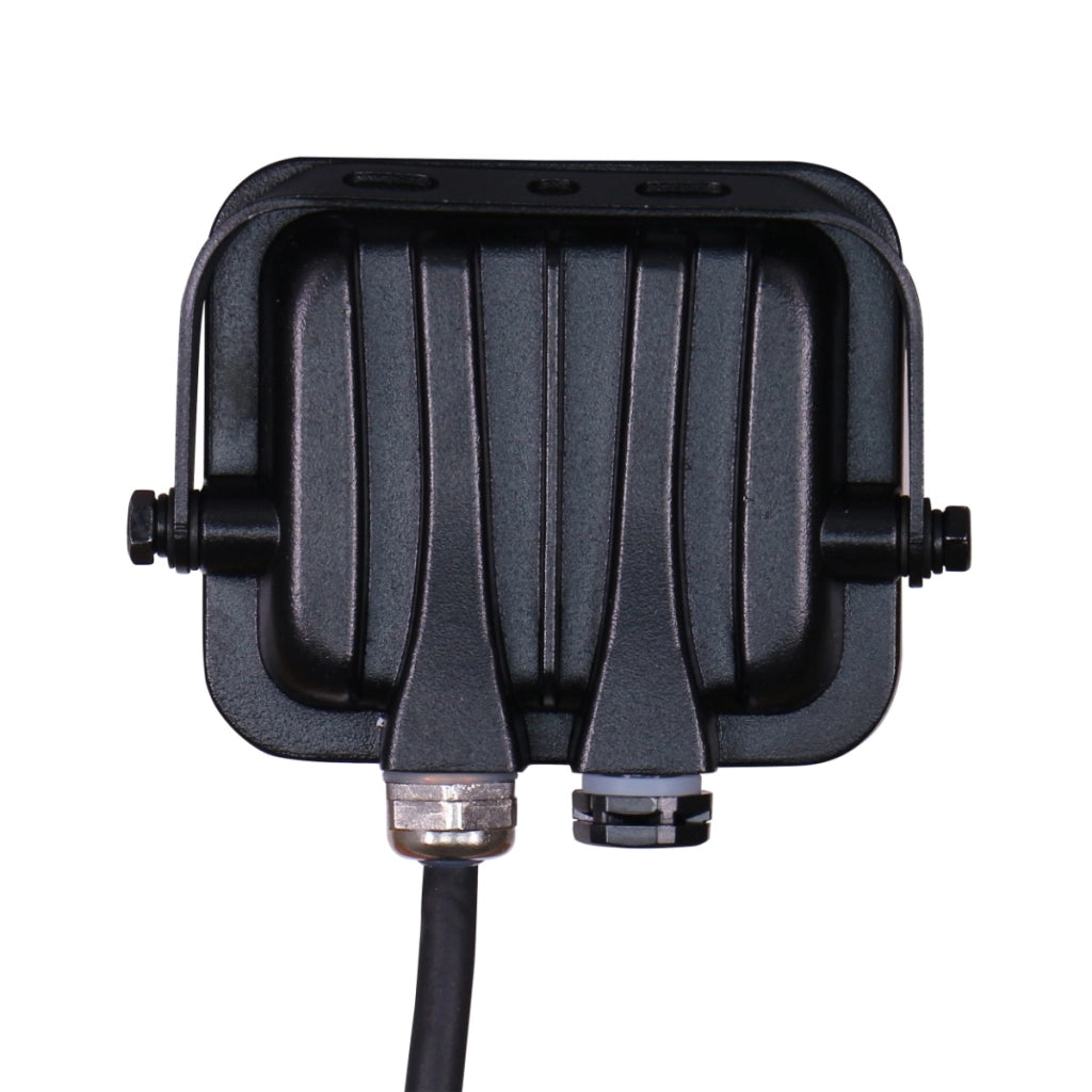 Faretto LED SMD 10W 4000K 750lm IP65 nero Polux MILKY