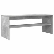 Mobile porta TV rettangolare moderno con pratico contenitore 100 x 35 x 40 cm legno ingegnerizzato grigio cemento 02_0058356