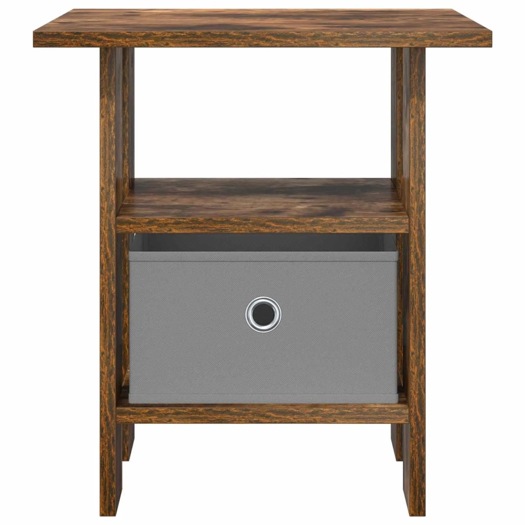 Comodino Rovere fumé 41 x 40 x 45 cm Legno multistrato