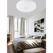 Trade Shop - Plafoniera Soffitto 60w Decoro Con Cristalli Centrale Luce Fredda Naturale Fst-50a62495 -